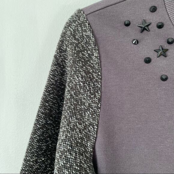 5CM Gray Studded Sweatshirt size 2 - Picture 3 of 7